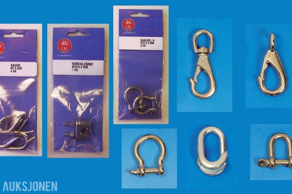 LAGERTØMMING – STORT PARTI JERNVARE – 1987 Pakker